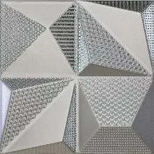 Shapes #1 Multishapes Silver Mat-Gloss 25x25